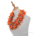 Hawai'i Classic Plumeria & Spider Lily Flower Short Leis